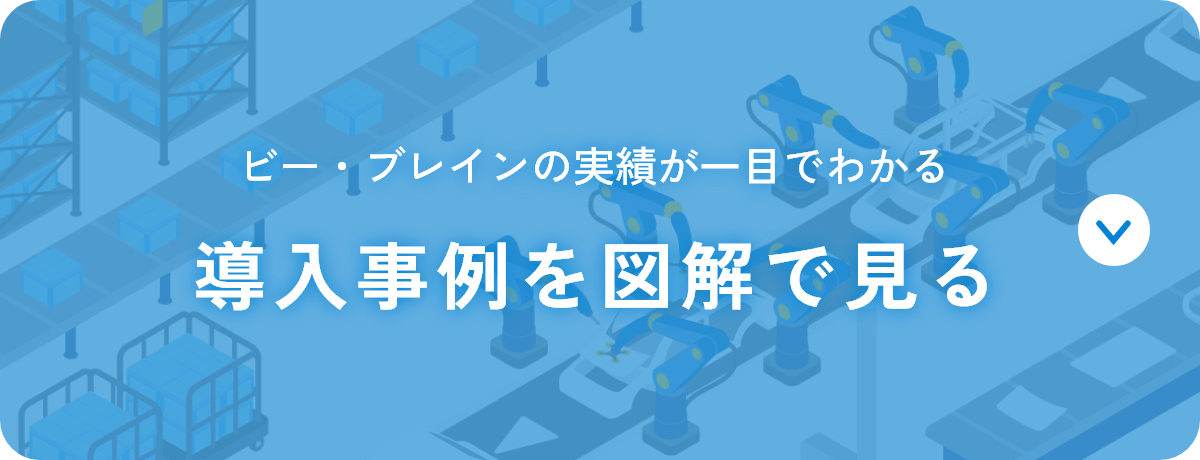 ビー・ブレインの実績が一目でわかる 導入事例を図解で見る